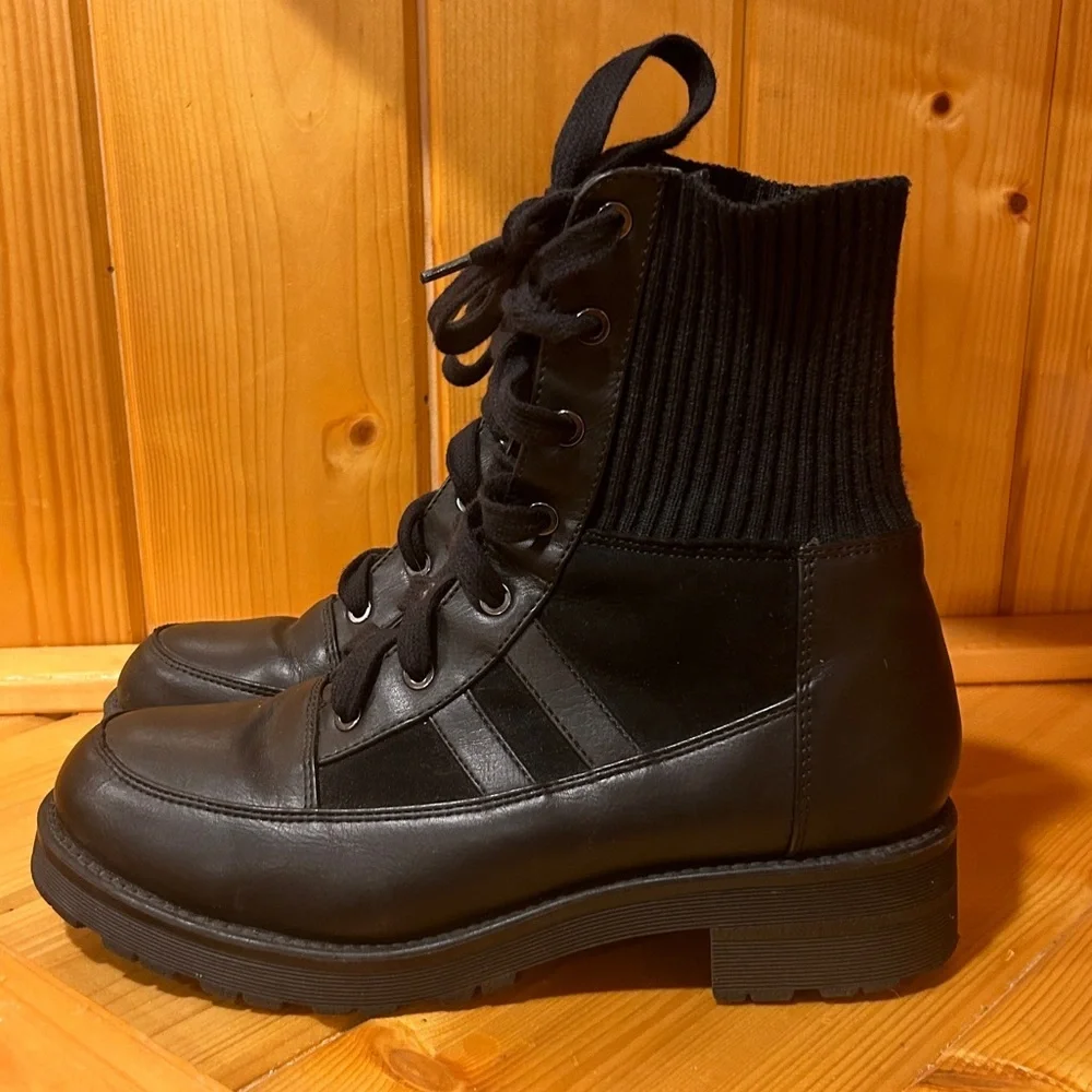 MIA Malcom Black Combat Boot Size 10 - Picture 1 of 6